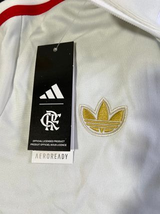 Chándal Adidas X Flamengo Y2K Blanco/Dorado "M"