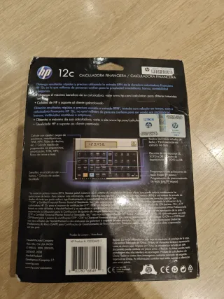 Calculadora HP 12c Financiera