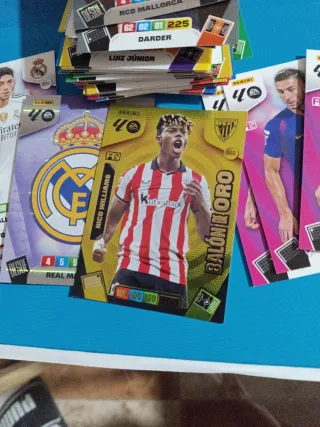 Lote 81 cromos 2026 Adrenalyn + 1 Balón de Oro