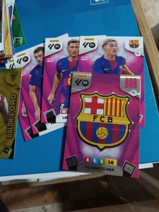 Lote 81 cromos 2026 Adrenalyn + 1 Balón de Oro