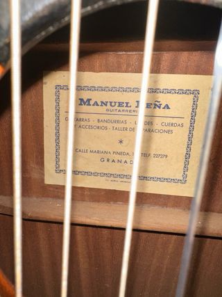 Guitarra Clásica Manuel Peña de Granada