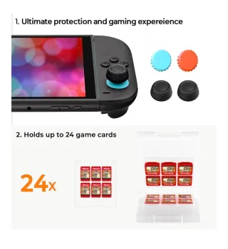 Kit Accesorios Switch 2 (16 en 1) 2 Mandos