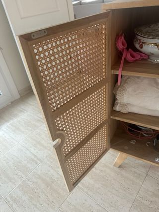 Aparador Nórdico Madera y Ratán SKLUM