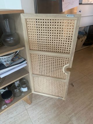 Aparador Nórdico Madera y Ratán SKLUM