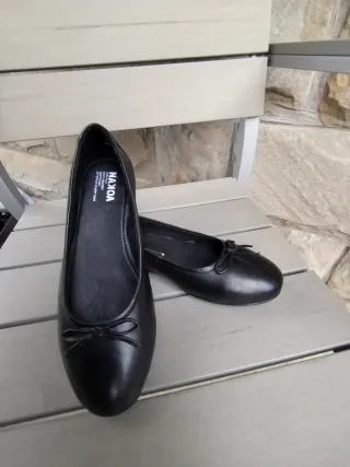 Ballerine NAXOA Nere Vera Pelle
