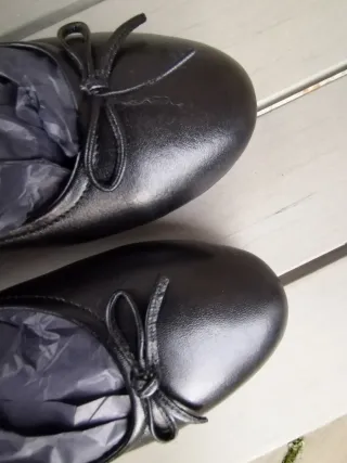 Ballerine NAXOA Nere Vera Pelle