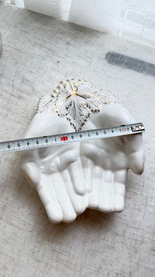 Joyero / Jabonera Años 70-80 Manos de Acanto