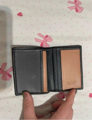 Cartera El Potro Cuero Negra Sin Usar