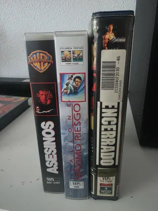 Lote 3 Películas VHS Stallone (Español)