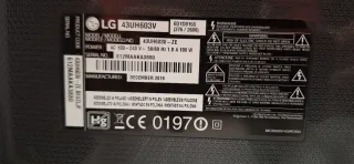 TV LG 43UH603V Negra