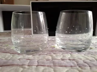 Set 2 Bicchieri Swarovski Cristalli - Nuovi