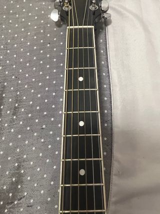 Guitarra Acústica Amplificada Negra