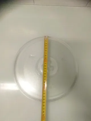 Plato giratorio para microondas de cristal