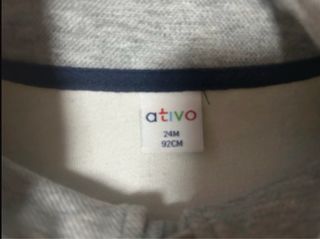 Casaco menino cinzento com azul