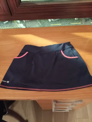 Falda pádel niña 12 años  azul y rosa