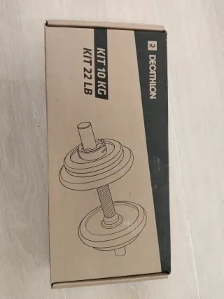 Kit Pesas 10kg (22 LB) Decathlon