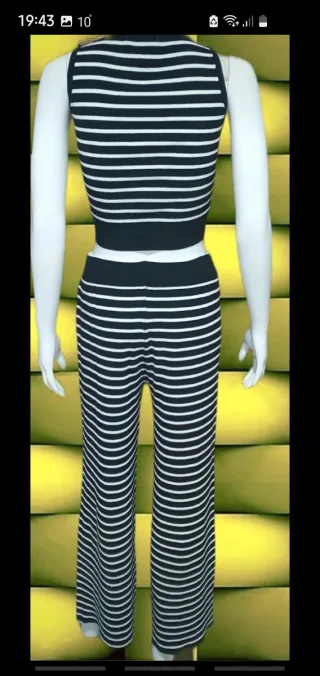 Conjunto de mujer a rayas