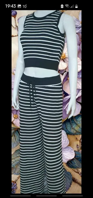 Conjunto de mujer a rayas