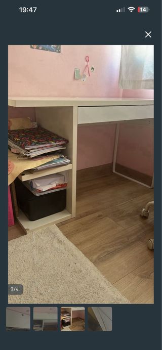 Escritorio blanco Ikea