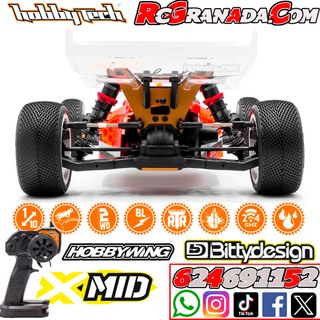 BUGGY 2WD HOBBYTECH X-MID RTR BRUSHLESS