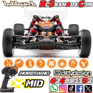 BUGGY 2WD HOBBYTECH X-MID RTR BRUSHLESS