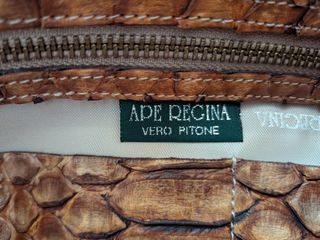 Borsa Ape Regina Vera Pelle Pitone