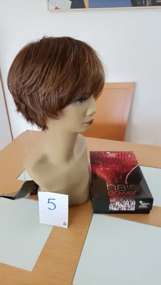 Peluca cabello sintético Ellen Wille marrón