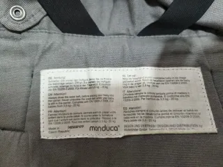 Mochila Porteo Manduca Gris