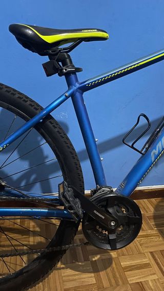 Bicicleta de montaña azul Merida