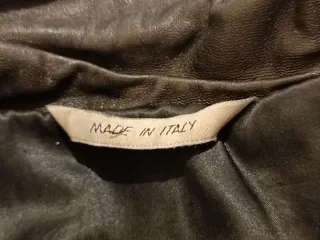 Trench de Piel Auténtica Negro