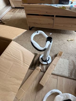 Taburetes de tela beige