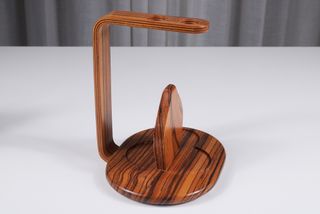 Oliera Acetiera Teak e Ceramica Stile Alvar Aalto