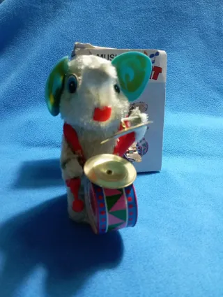 Elefante Musical a Corda in Latta