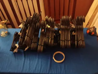 Lote de 48 perchas para ropa de bebé