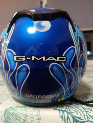 Casco G-MAC Enduro Motocross Azul