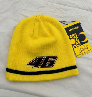 Gorro VR46 Amarillo y Negro
