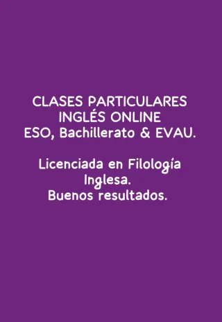CLASES INGLÉS ONLINE
