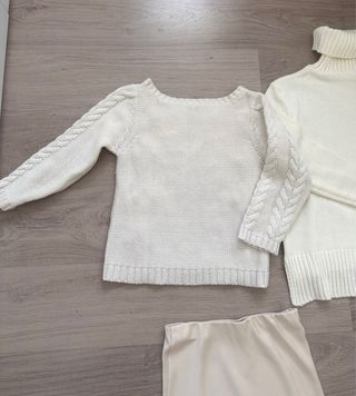 Lote falda de Zara  y 2 jerseys