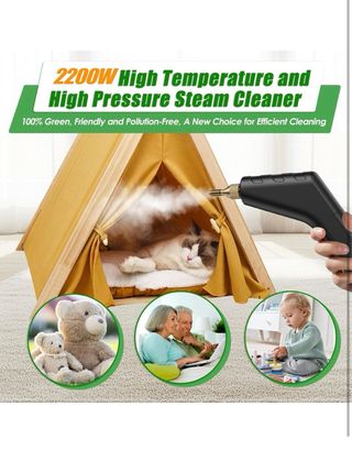 Limpiador Vapor 2200W + Accesorios