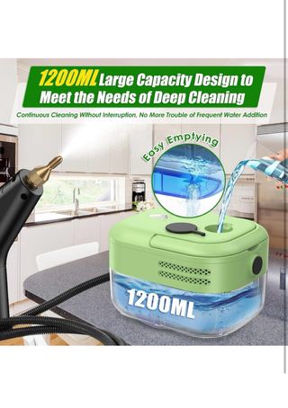 Limpiador Vapor 2200W + Accesorios