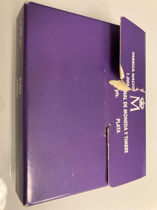 Moneda 1000 Pesetas Plata Paralímpicos 1996