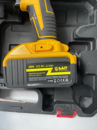 Taladro Percutor Batería 20V 2x4000mAh