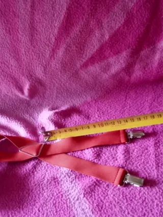 TIRANTES ROJOS EL CORTE INGLES/CINTURON :1X1,5€