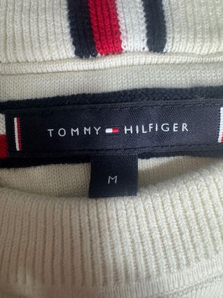 Camiseta Tommy Hilfiger Blanca Rayas