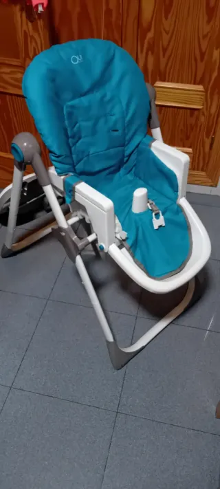 Trona para bebé color azul