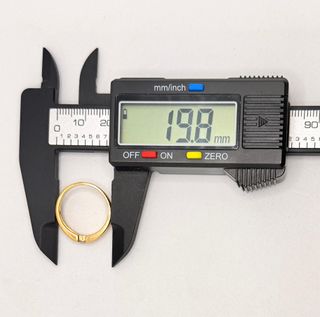 Solitario de oro de 18k circonitas, 3.87 g, T-15.