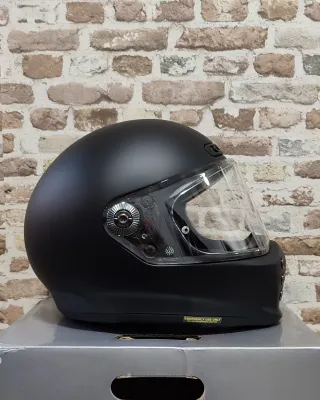 Casco Moto Hjc V10 Retro Negro