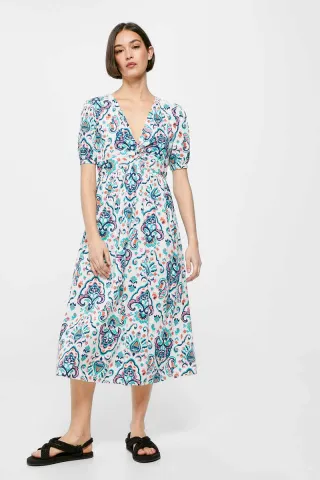 Vestido Springfield estampado talla XS