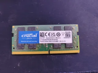 Crucial 16GB DDR4 2666MHz SODIMM RAM