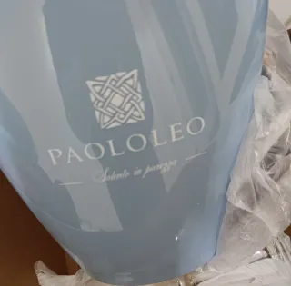 Calice San Marzano in vetro e suaglasss azzurro